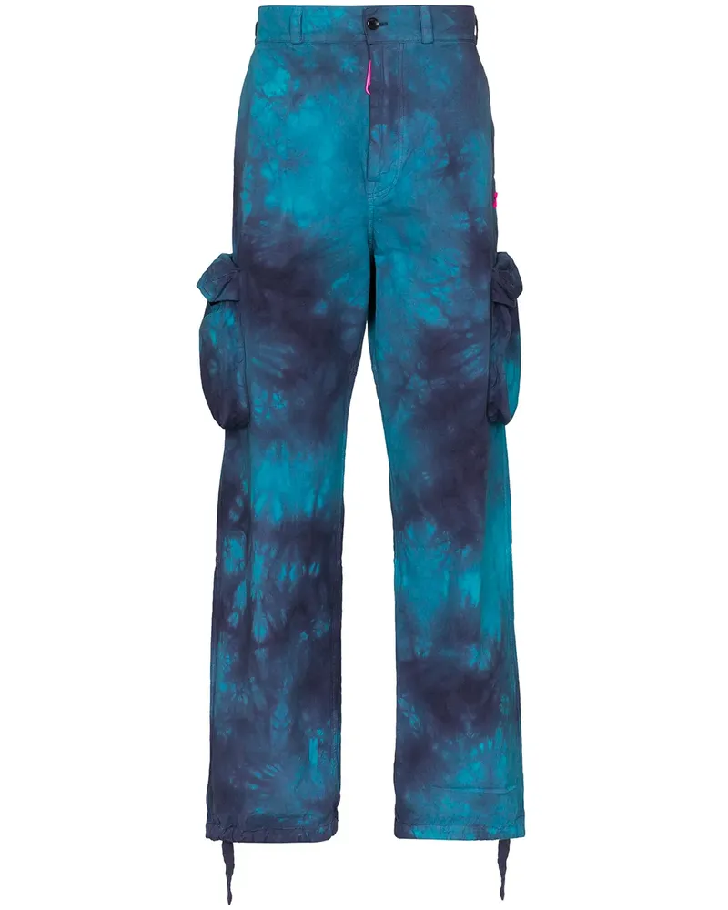 OFF-WHITE Cargohose mit Batikmuster - Schwarz Schwarz