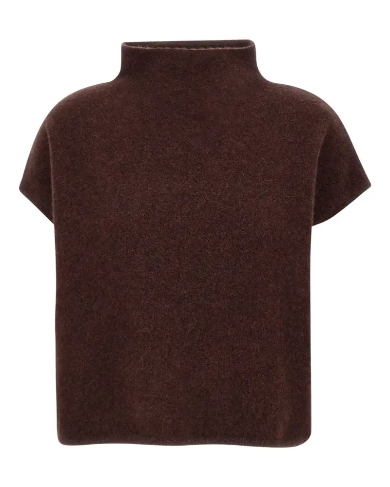 Filippa K Pullover mit kurzen Ärmeln - Rot Rot