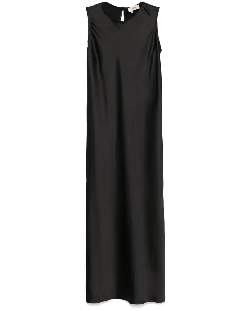 Herno Midikleid aus Satin - Schwarz Schwarz