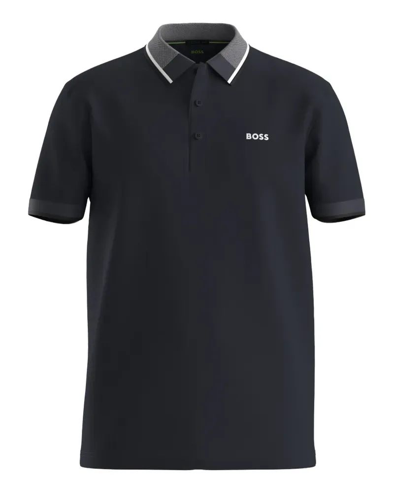 HUGO BOSS Poloshirt mit Knopfleiste - Blau Blau