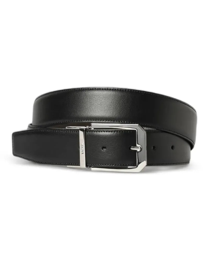 Ermenegildo Zegna reversible leather belt - Schwarz Schwarz