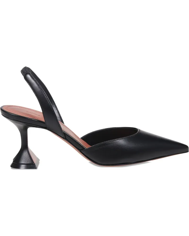 Amina Muaddi 70mm Holli slingback pumps - Schwarz Schwarz