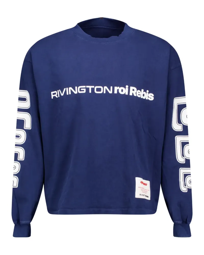 RRR123 Meta Uso Garden T-Shirt - Blau Blau