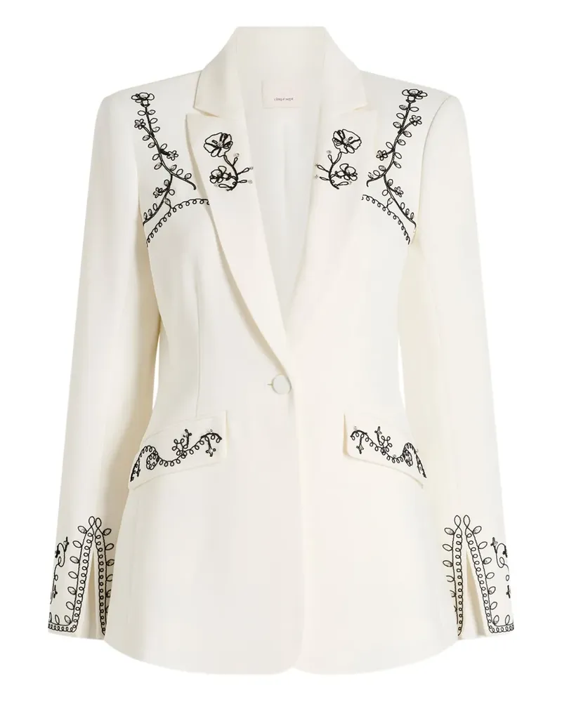 Cinq à Sept Cheyenne soutache-embellished blazer - Nude Nude