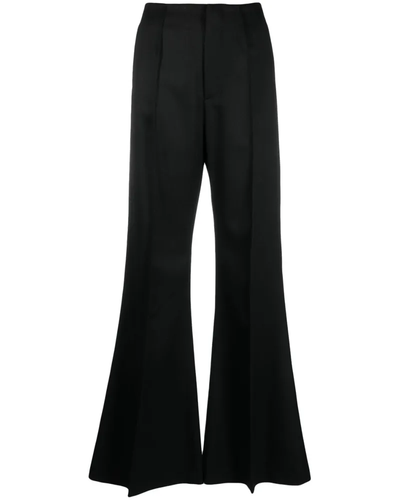 Fabiana Filippi Ausgestellte High-Waist-Hose - Schwarz Schwarz