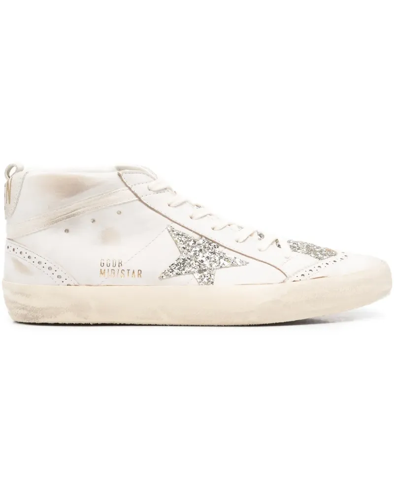 Golden Goose Mid Star Sneakers - Nude Nude