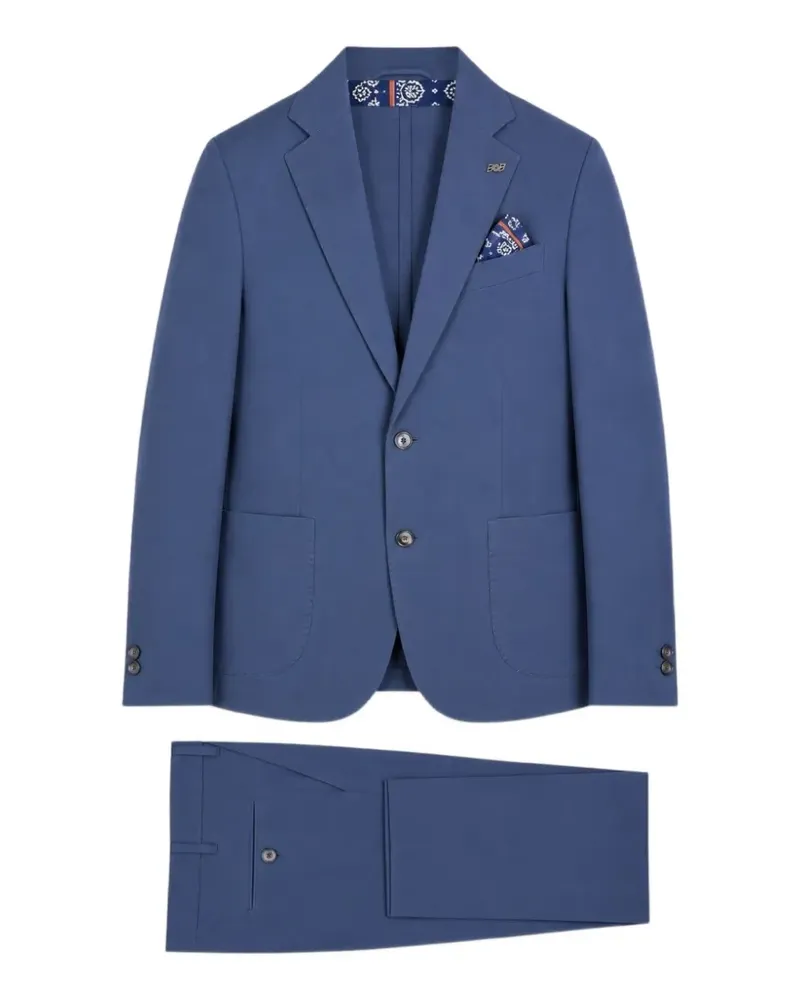 BOB single-breasted notched-lapels suit - Blau Blau