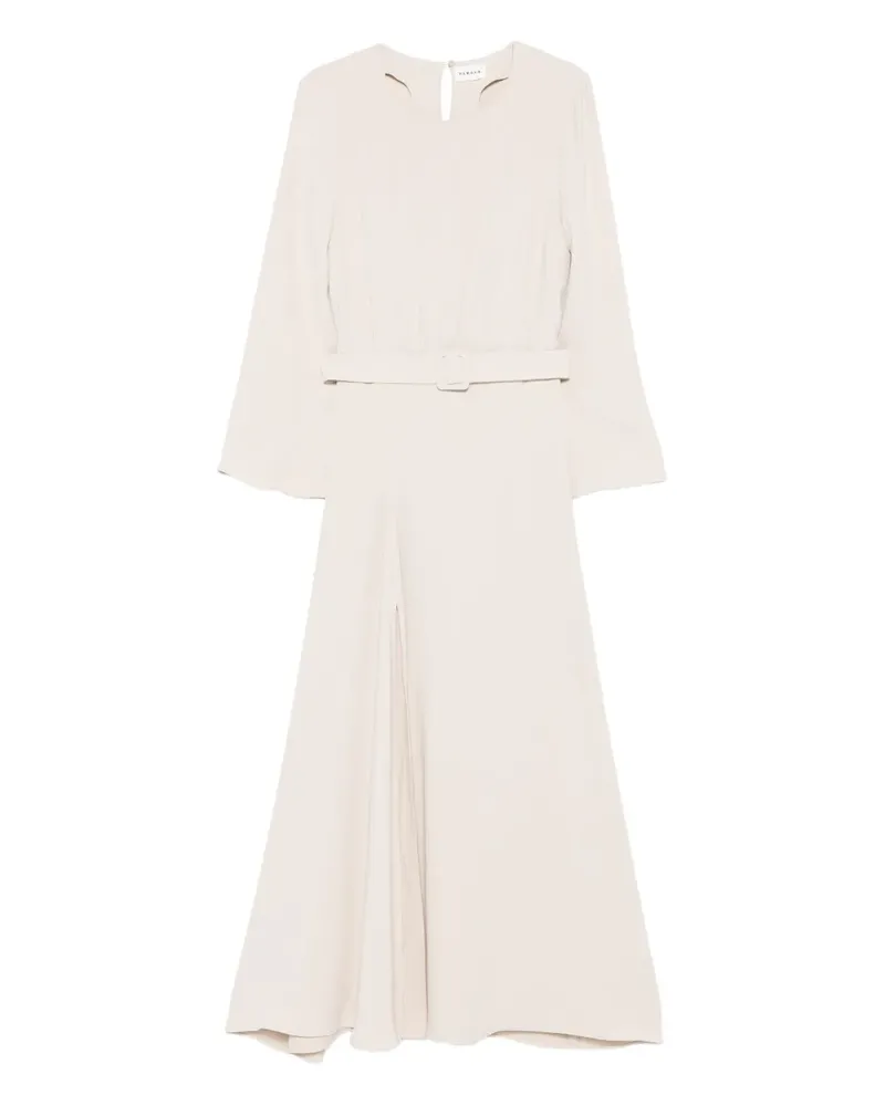 P.A.R.O.S.H. P.A.R.O H. Kleid mit Schlüssellochausschnitt - Nude Nude