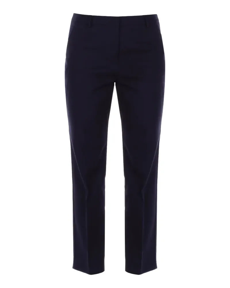 Max Mara straight-leg chino trousers - Blau Blau