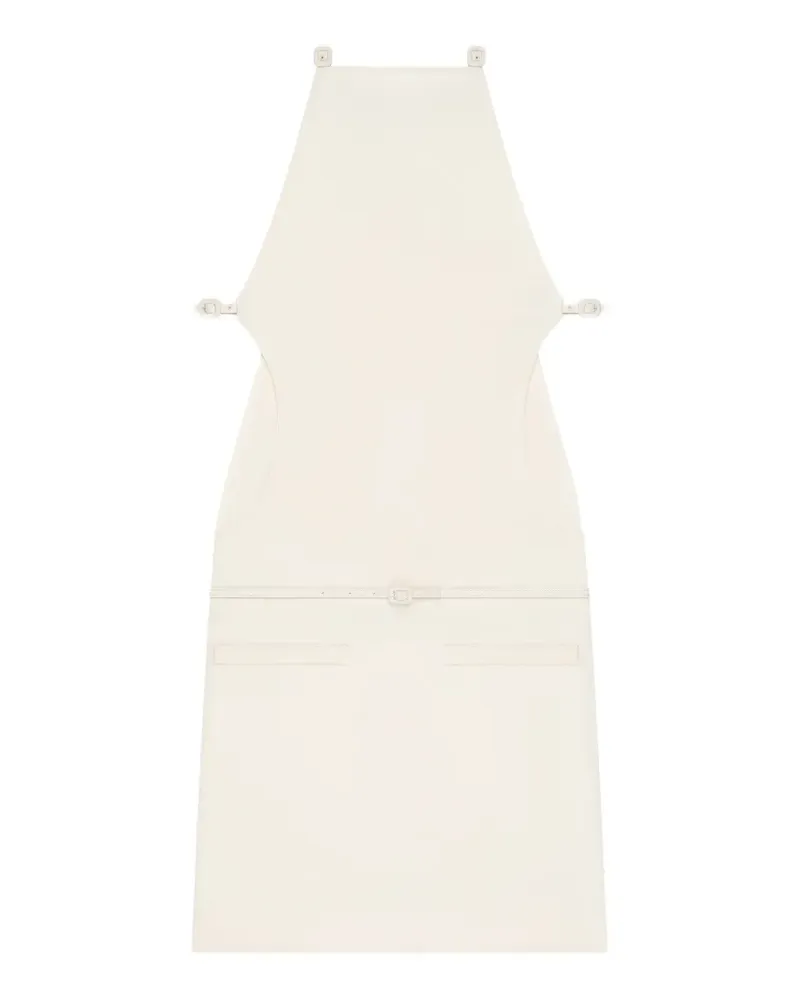 Courrèges Minikleid mit Gürtel - Nude Nude