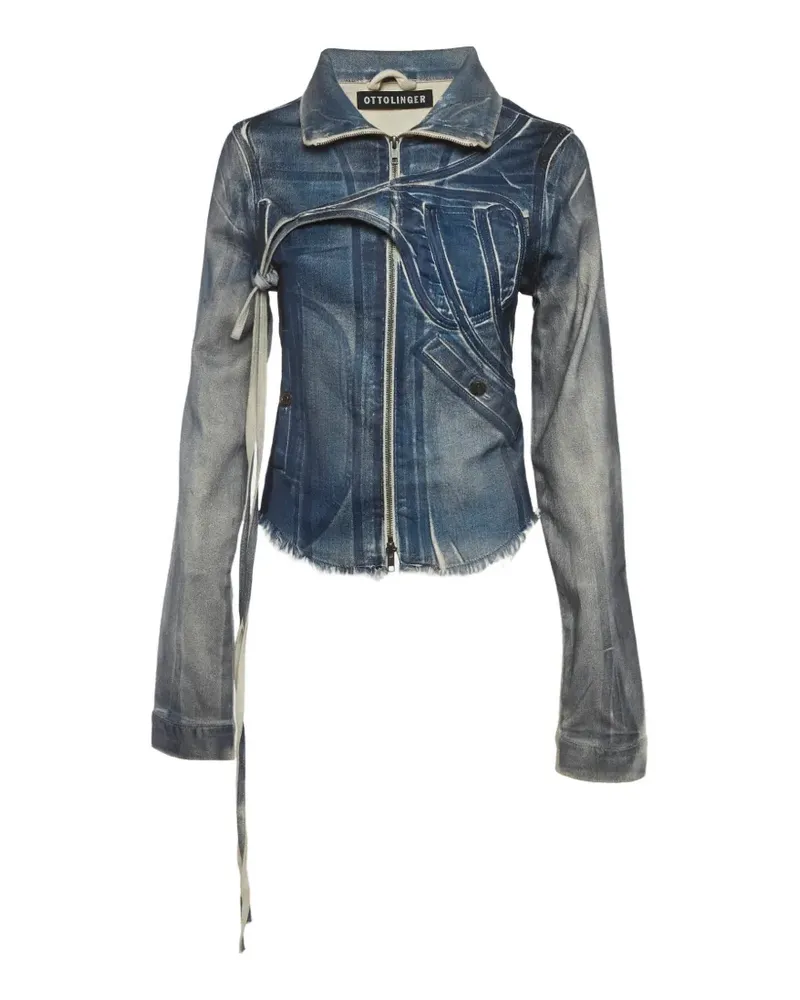 OTTOLINGER x Isko faded denim jacket - Blau Blau