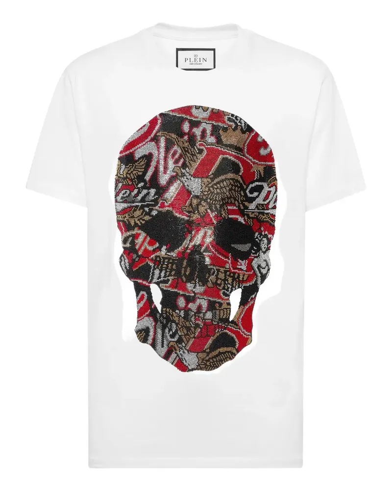 Philipp Plein Skull Stones T-Shirt - Weiß Weiß