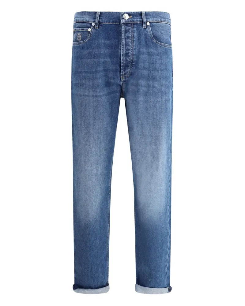 Brunello Cucinelli Gerade Jeans - Blau Blau