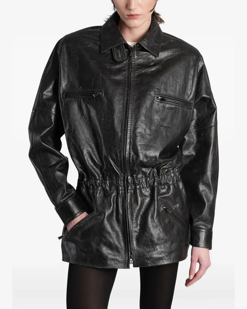 Magda Butrym Jacke mit Reißverschluss - Schwarz Schwarz