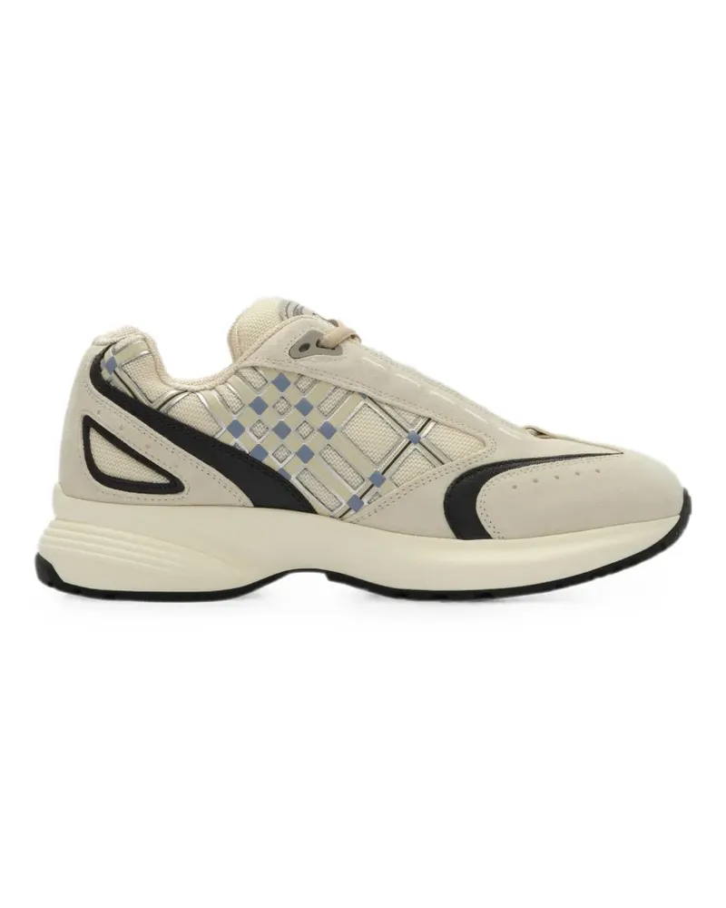 Burberry nylon, suede and leather Eclipse sneakers - Nude Nude