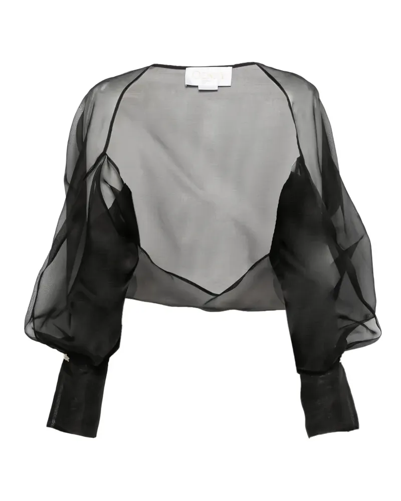 Genny Jacke mit Puffärmeln - Schwarz Schwarz