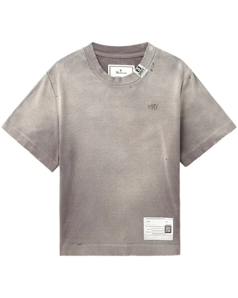 MIHARAYASUHIRO T-Shirt mit Logo-Stickerei - Grau Grau