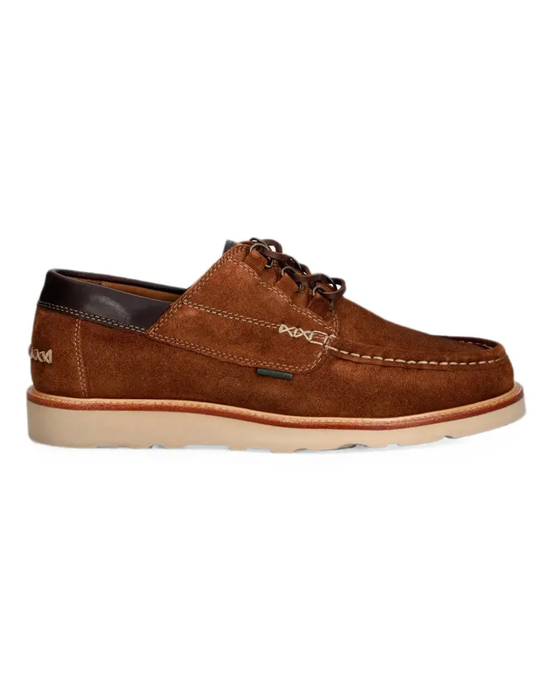 Barbour Murtun suede Derby shoes - Braun Braun