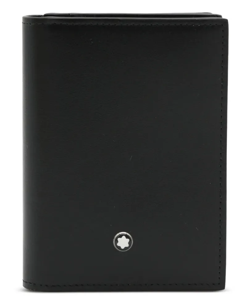 Montblanc Meisterstück 4cc Kartenetui mit Logo-Schild - Schwarz Schwarz