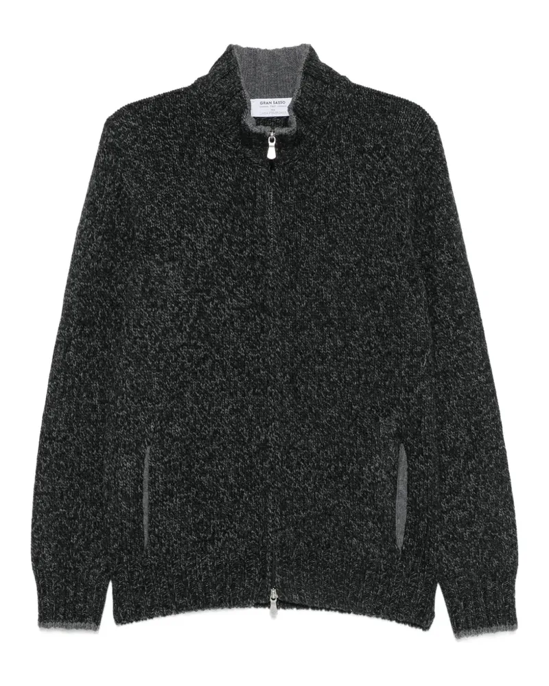Gran Sasso Cardigan mit Reißverschluss - Schwarz Schwarz