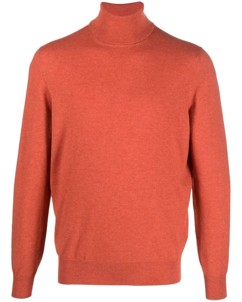 Brunello Cucinelli Kaschmirpullover mit Rollkragen - Orange Orange