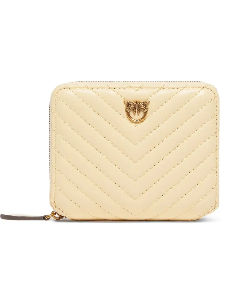 Pinko Gestepptes Portemonnaie - Nude Nude