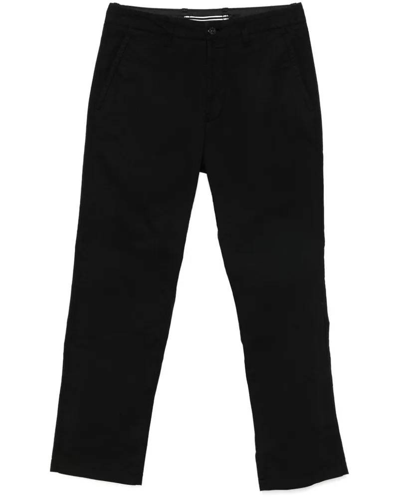 Stone Island Klassische Twill-Hose - Schwarz Schwarz