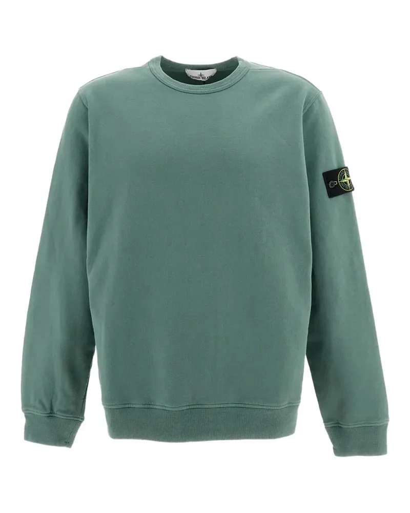 Stone Island logo-patch sweater - Grün Grün
