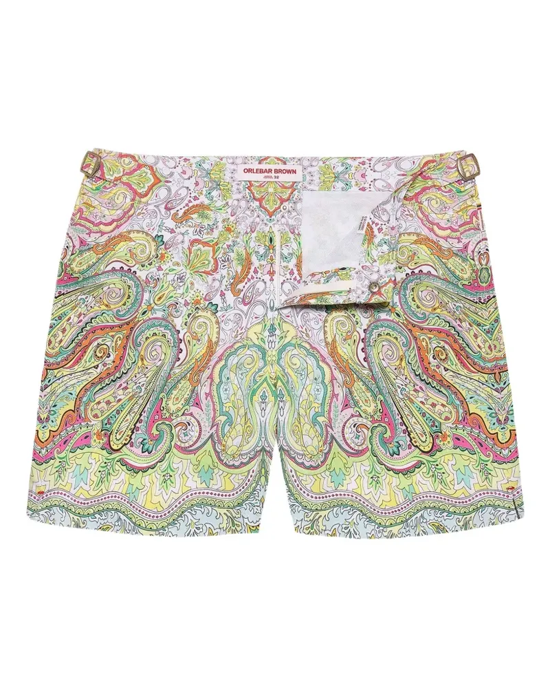 Orlebar Brown Bulldog paisley-print swim shorts - Grün Grün