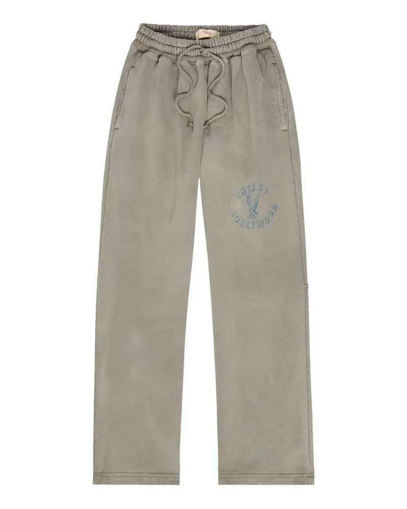 CHERRY LA Jogginghose mit Logo-Print - Grau Grau