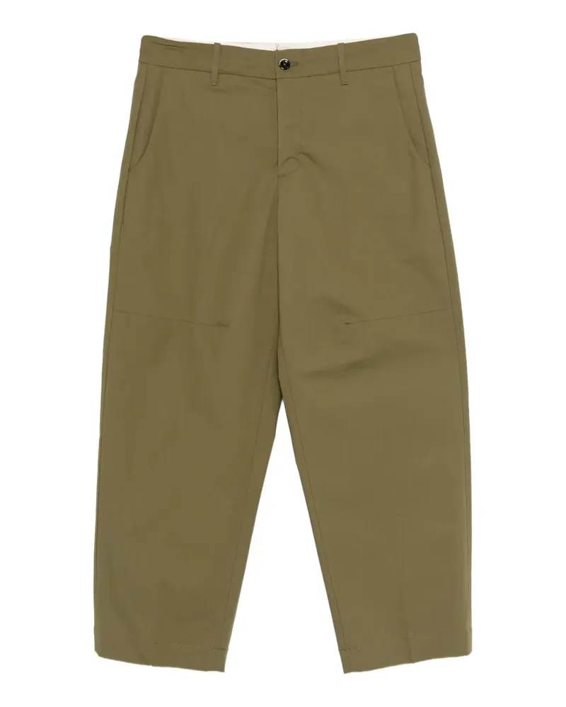 nine:inthe:morning Franco belt-loop trousers - Grün Grün