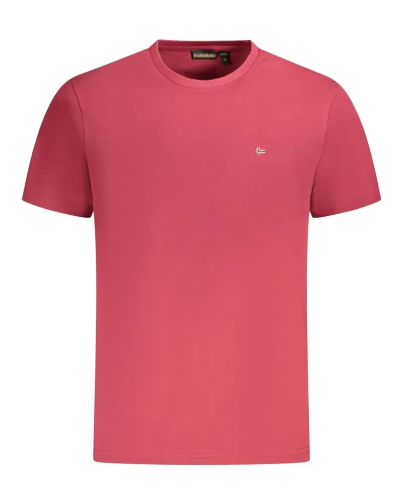 Napapijri logo-patch T-shirt - Rosa Rosa