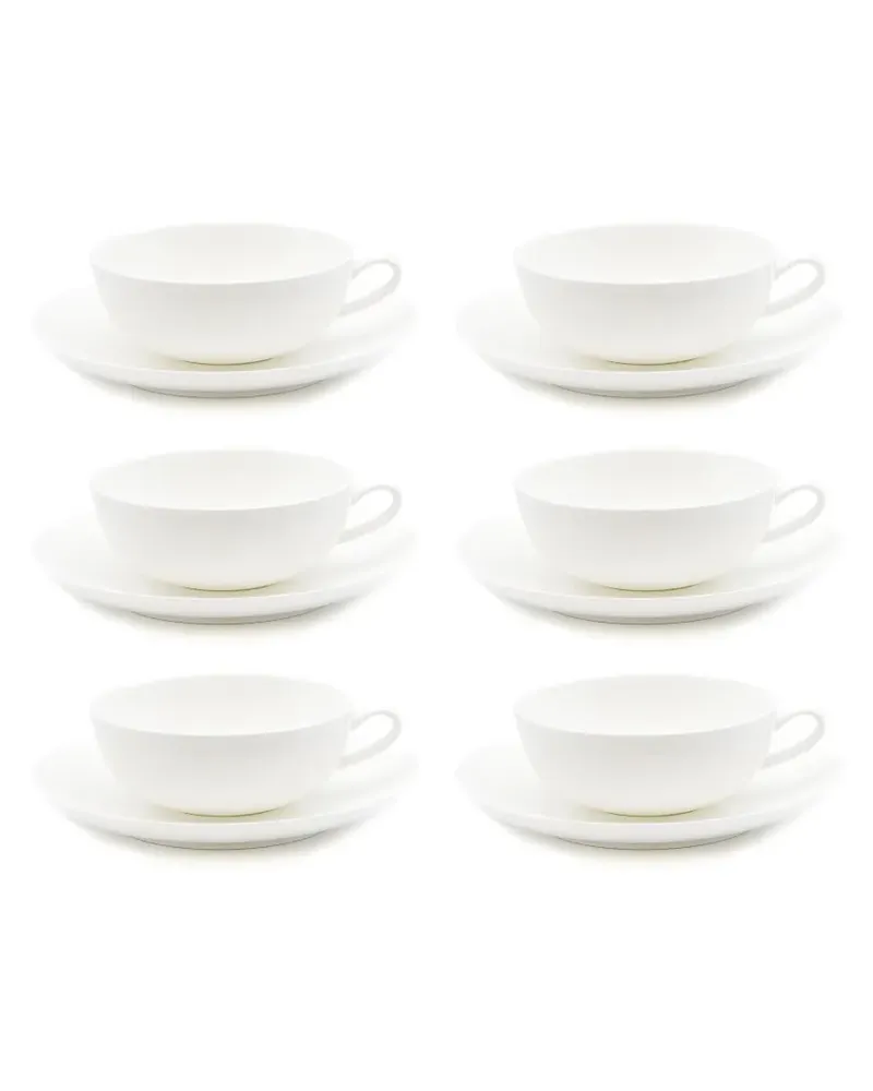 knIndustrie Reggia tea cups (set of six) - Weiß Weiß