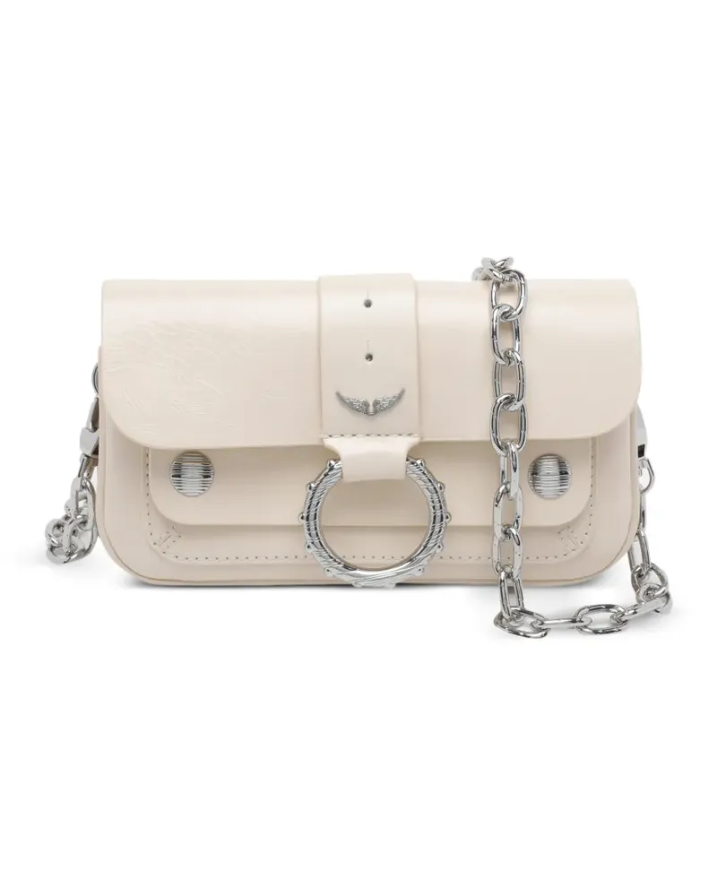 Zadig & Voltaire Kate leather shoulder bag - Weiß Weiß
