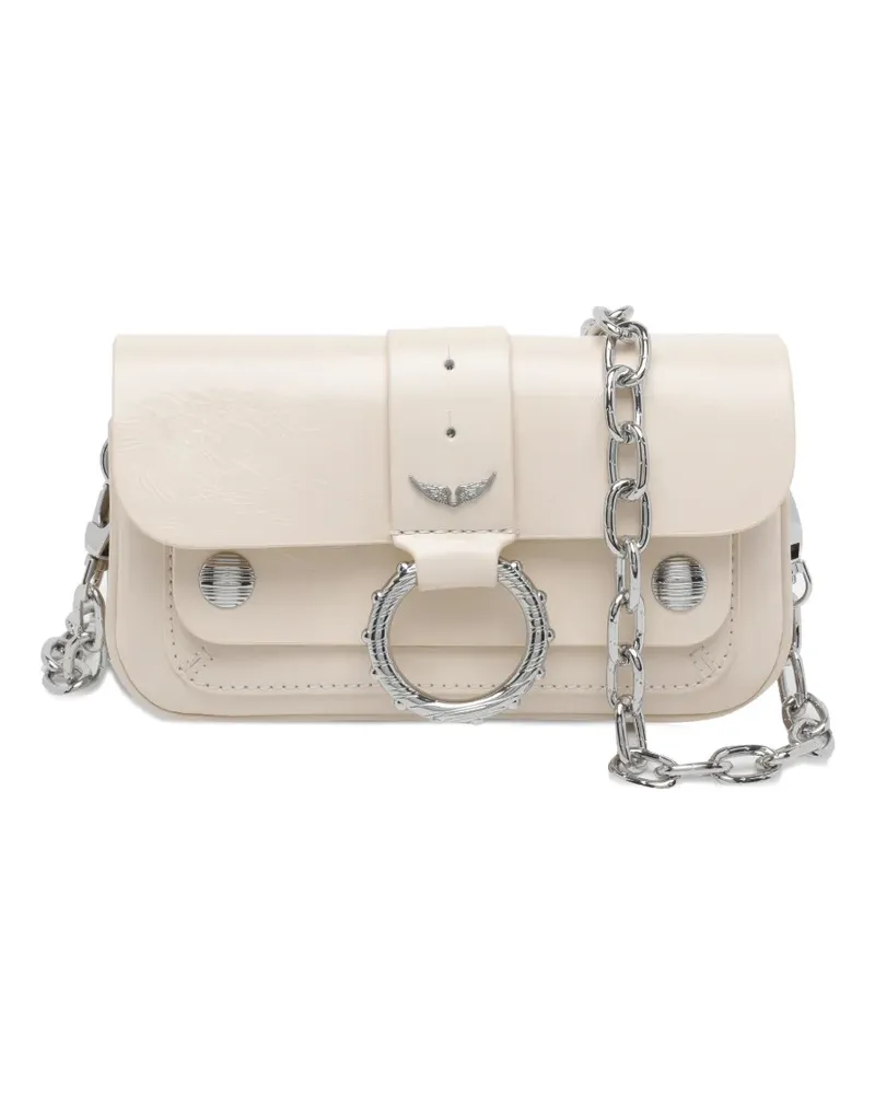 Zadig & Voltaire Kate leather shoulder bag - Weiß Weiß