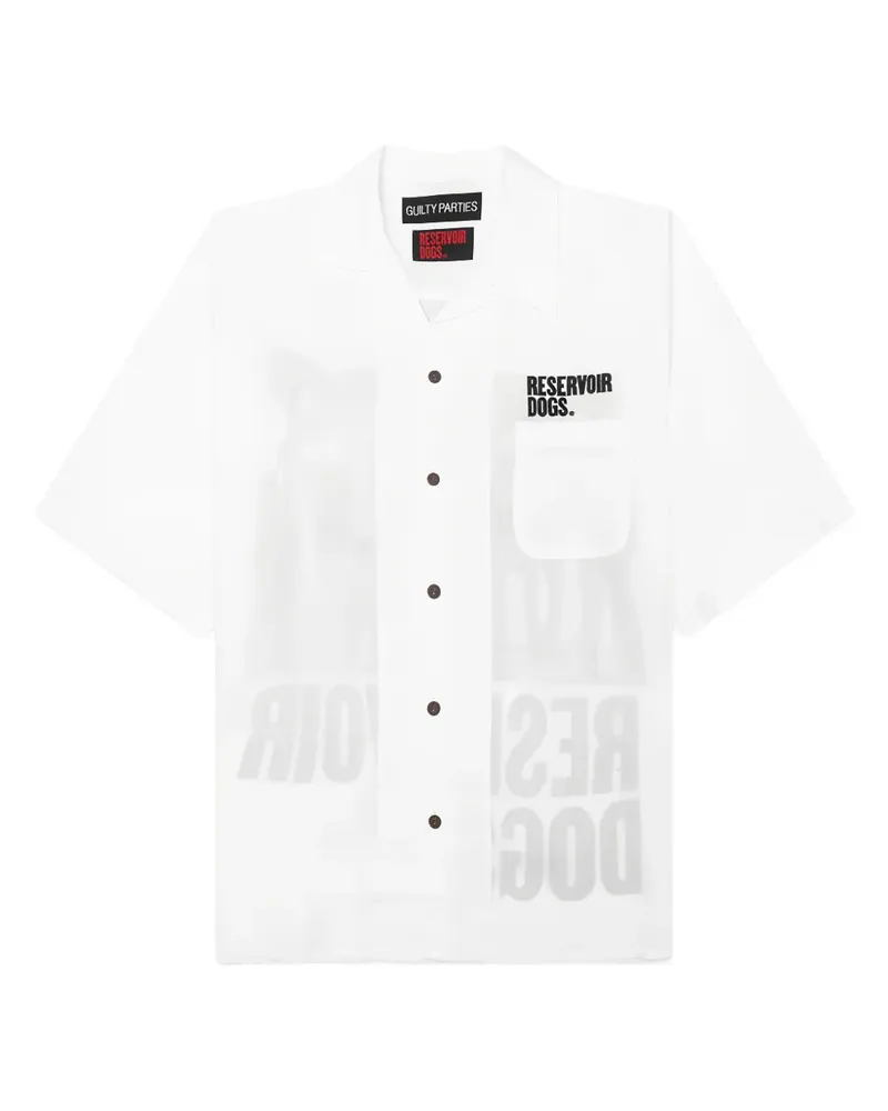 Wacko Maria Reservoir Dogs Hemd mit Print - Weiß Weiß