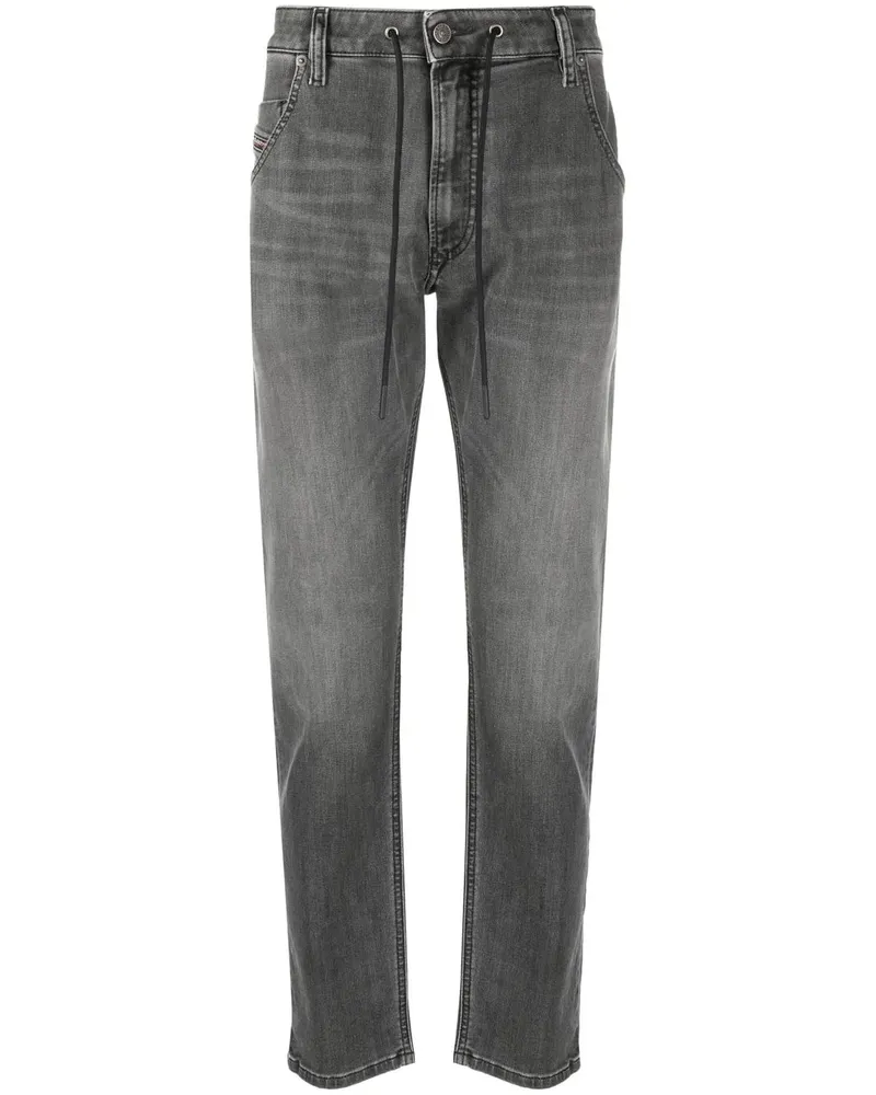 Diesel Tapered-Jeans mit Kordelzug - Grau Grau