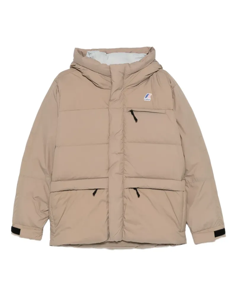 K-Way hooded pocket jacket - Nude Nude