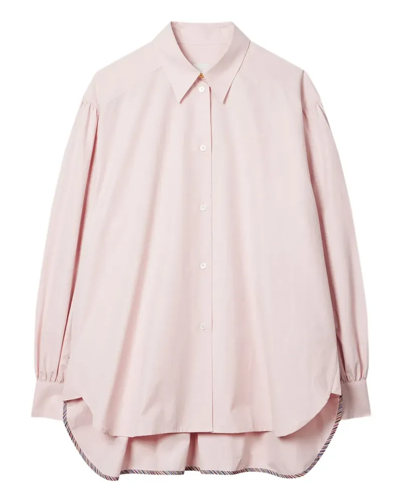 Paul Smith Hemd mit Streifendetail - Rosa Rosa
