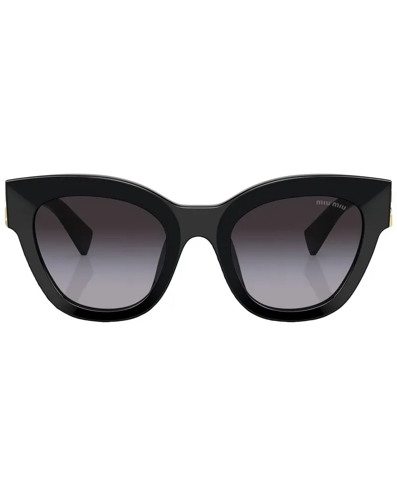 Miu Miu Cat-Eye-Sonnenbrille mit Farbverlauf - Schwarz Schwarz