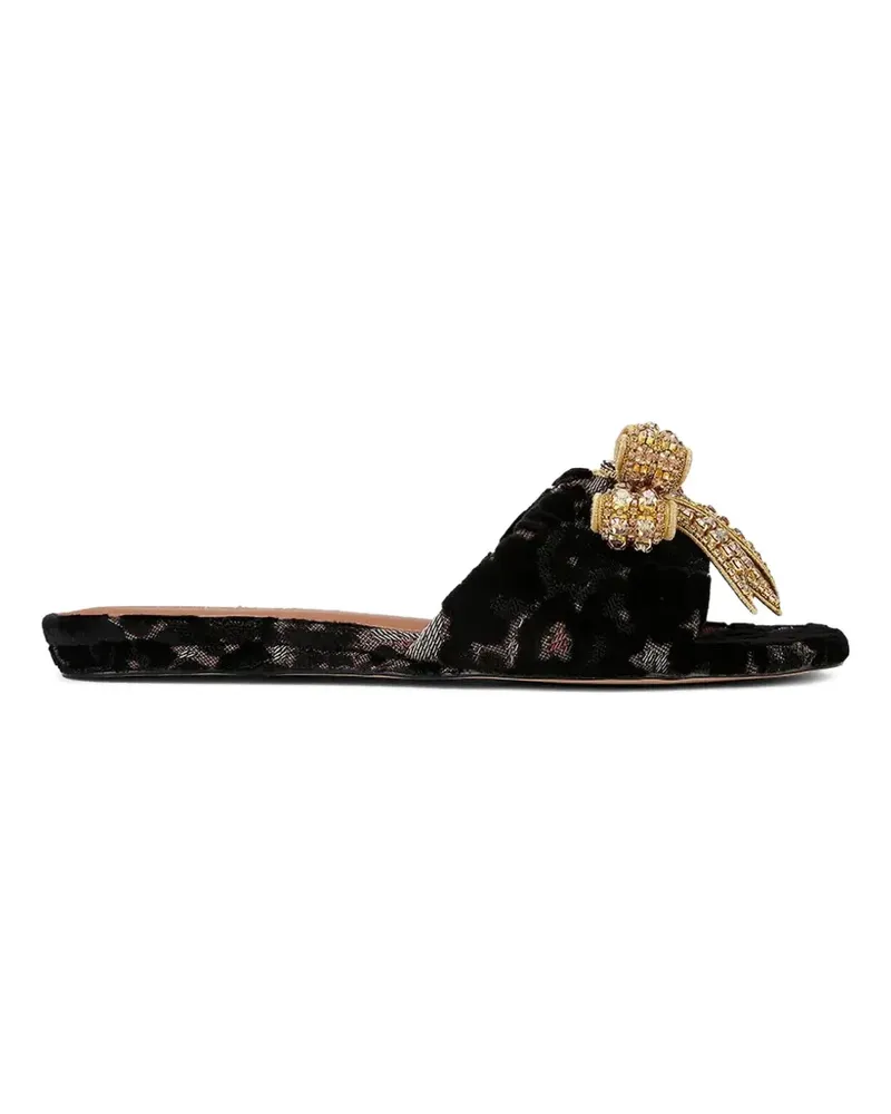 Kurt Geiger bow-embellished sandals - Braun Braun