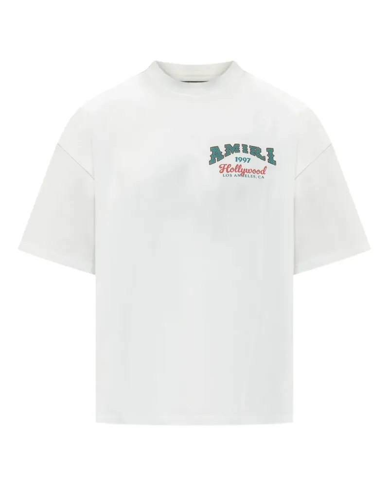 Amiri Hollywood logo-print T-shirt - Weiß Weiß