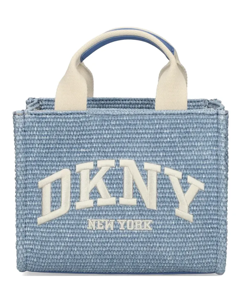 DKNY small logo tote bag - Blau Blau