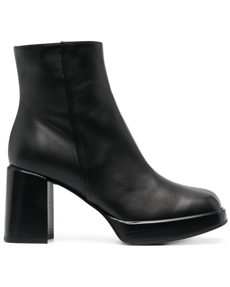 TOD'S Stiefel mit runder Kappe - Schwarz Schwarz