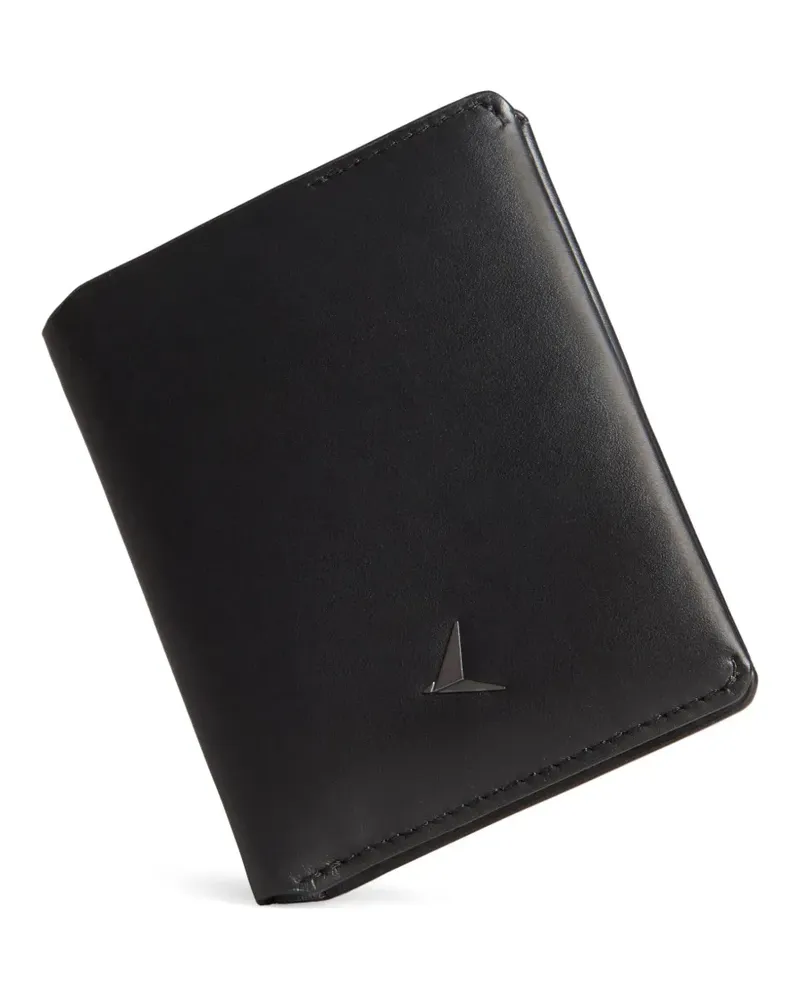 TROUBADOUR Pass-Etui aus glattem Leder - Schwarz Schwarz
