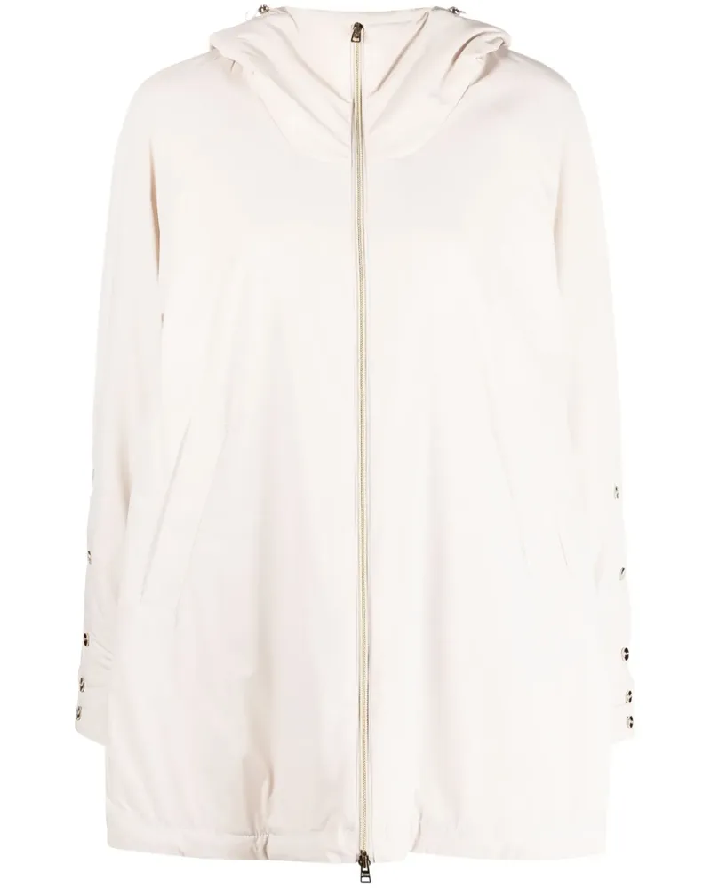 Herno Hoodie mit Kordelzug - Nude Nude