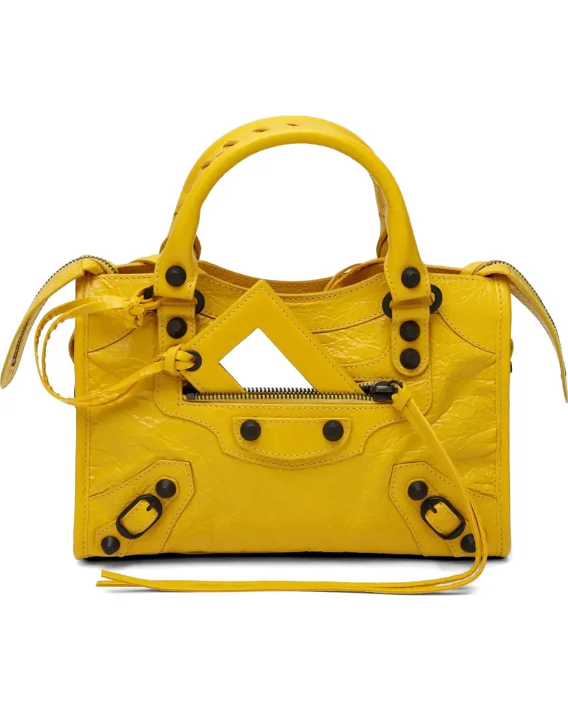 Balenciaga mini Le City shoulder bag - Gelb Gelb