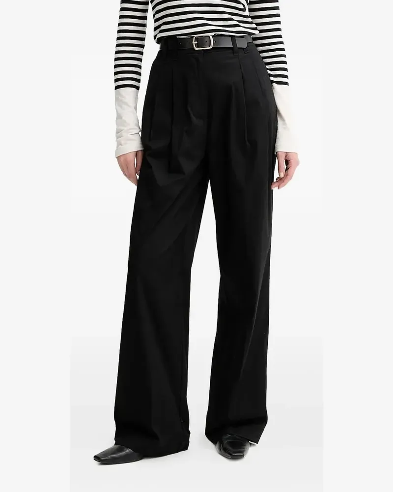 Marc O'Polo Plissierte Hose - Schwarz Schwarz