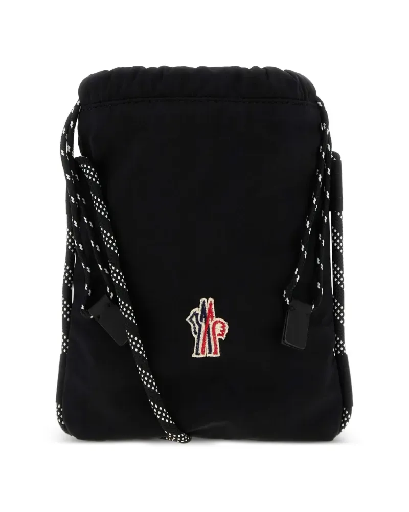 Moncler Makaio logo-patch messenger bag - Schwarz Schwarz