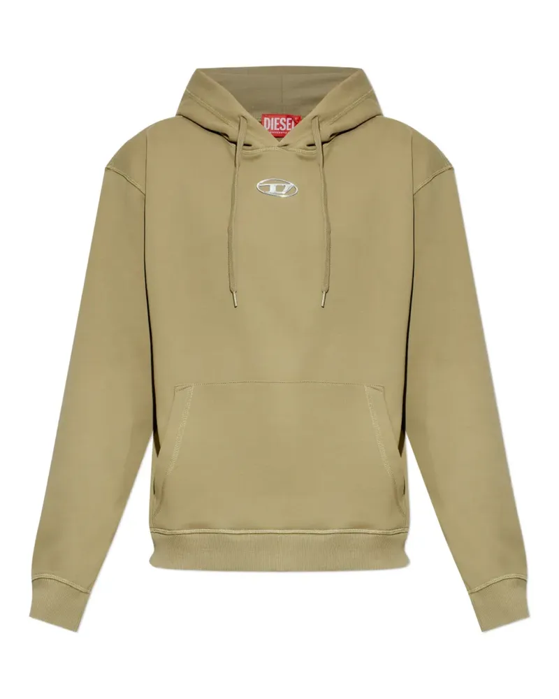 Diesel Oval D hoodie - Grün Grün